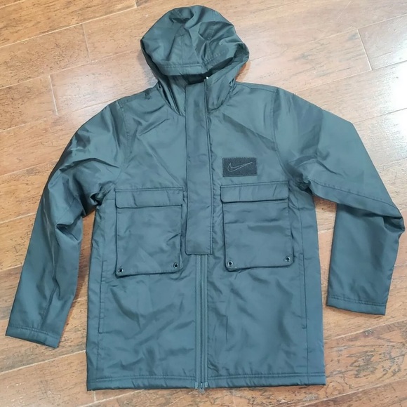 Nike Lebron James Protect Mens Medium Basketball Winter Jacket Black NWT! - Picture 1 of 9